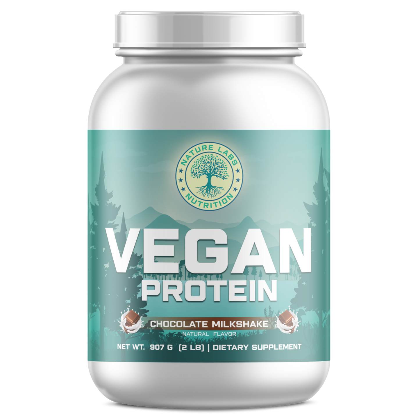 2lb Vegan Protein Chocolate – 28 servings